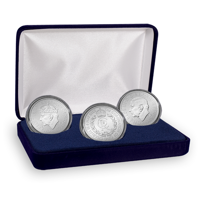 Image for 2023 1 oz. Silver King Charles Effigy Coin Royal Set from TD Precious Metals
